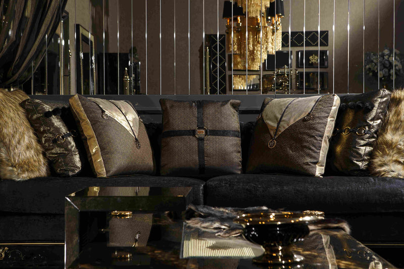 Art Istanbul Black Versace Sofa