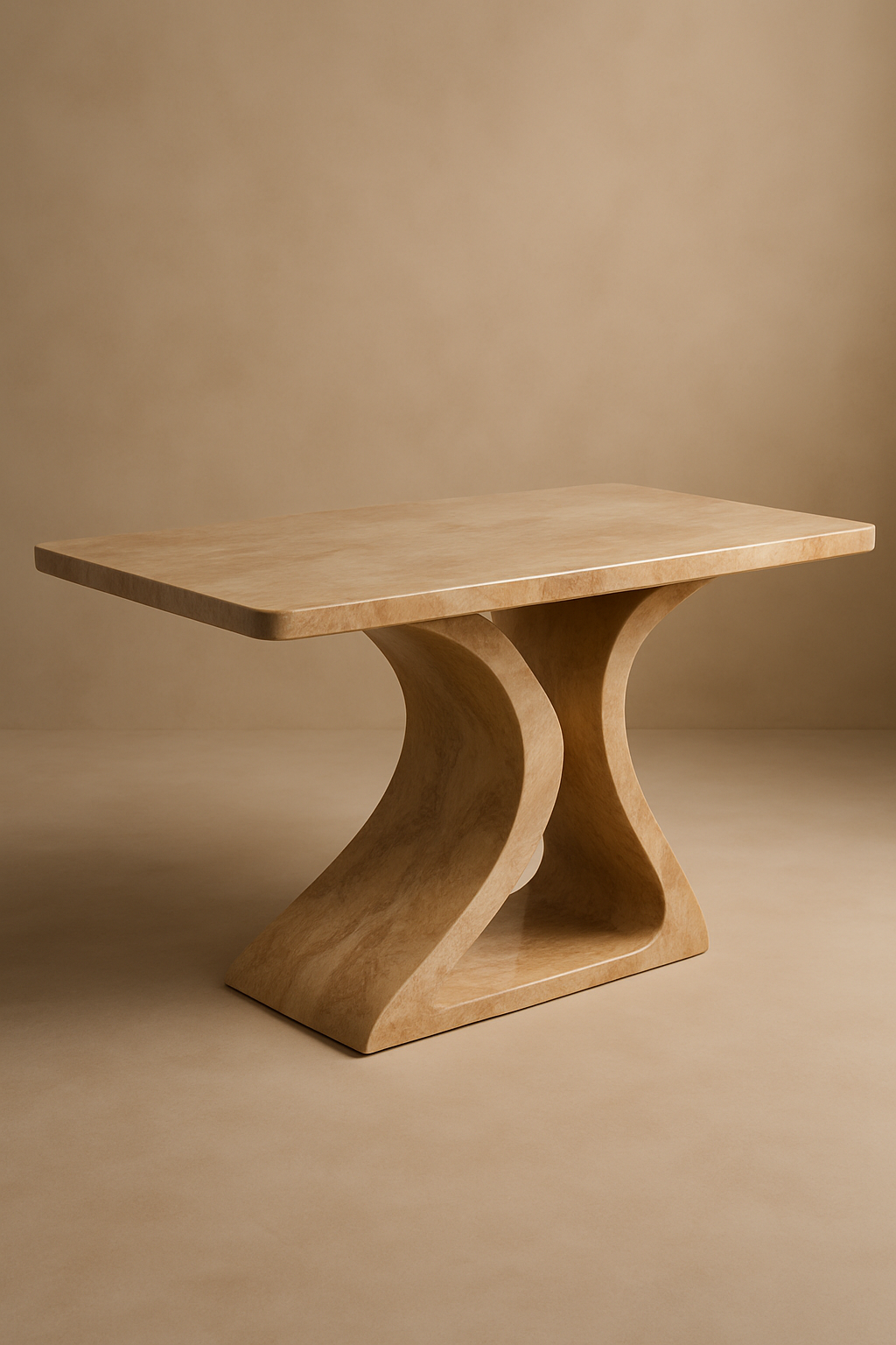Finished marble furniture